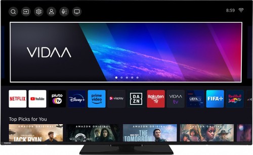 Toshiba smart qled - toshiba, 55"