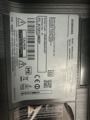 Samsung ue49ku6400uxzt - ue49ku6400uxzt, 49"